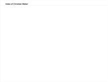 Tablet Screenshot of christianweber.net